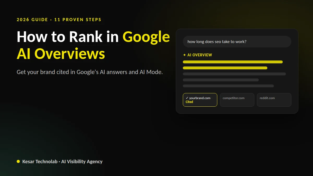 How to rank in Google AI Overviews - AI Overview citation example